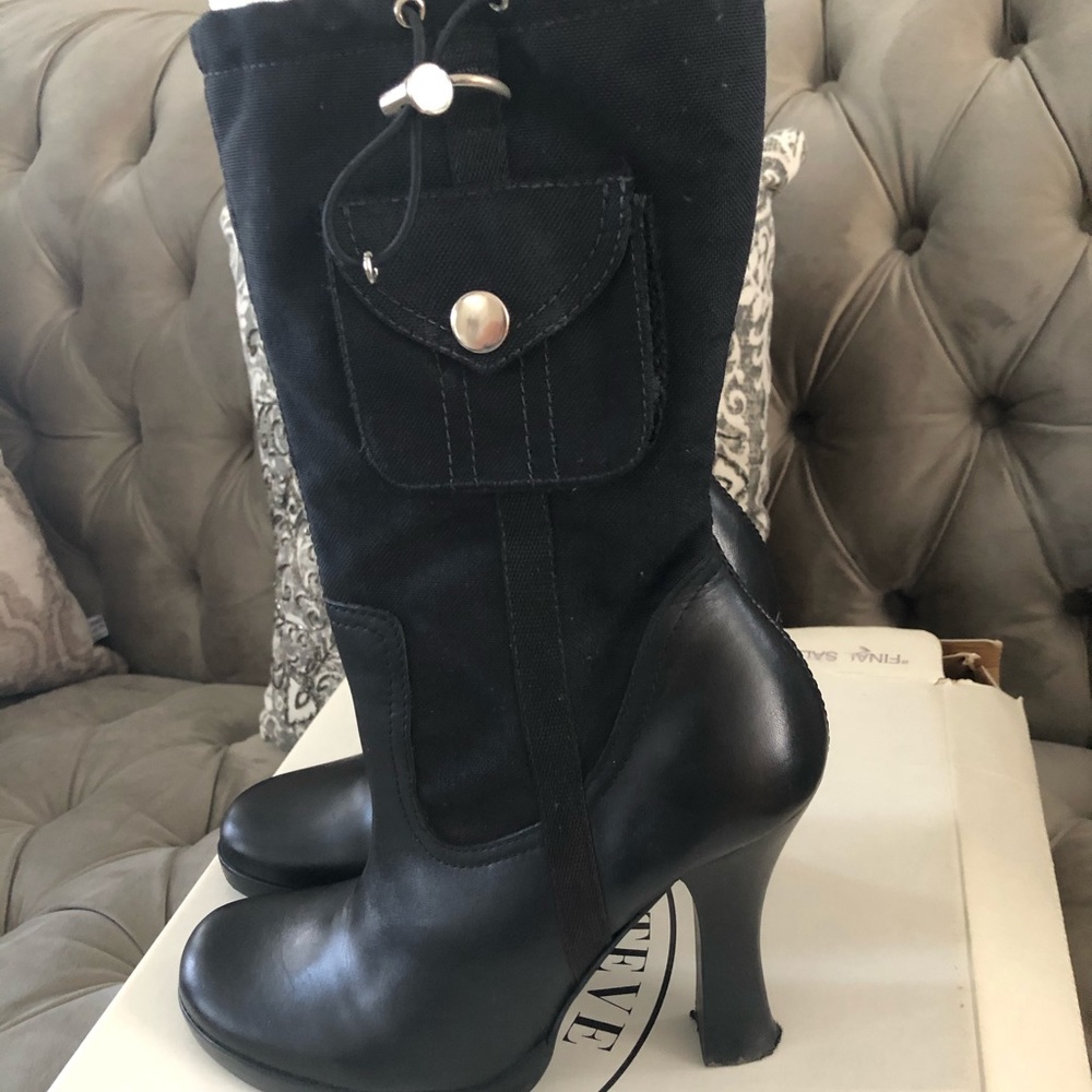 Steve Madden POCKET boot- size 7.5-Black!